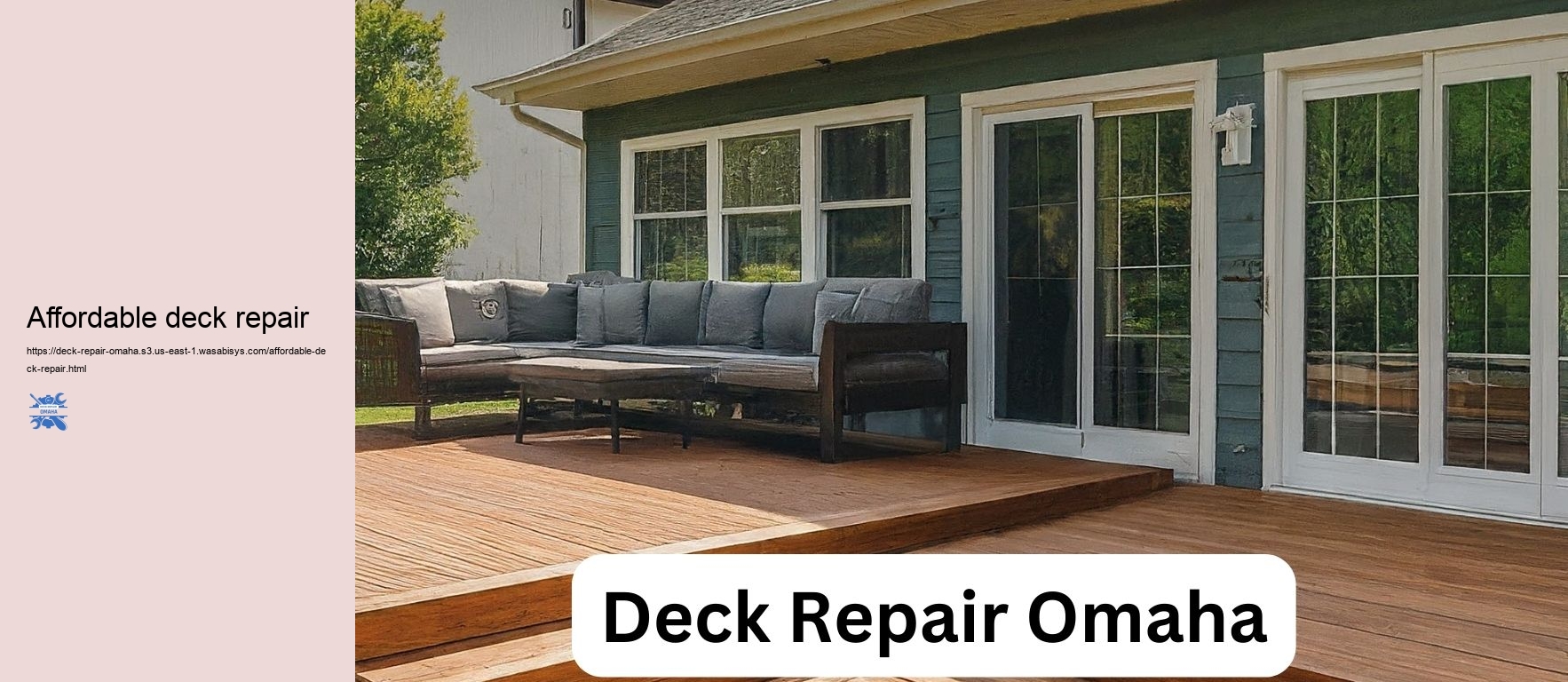 Affordable deck repair