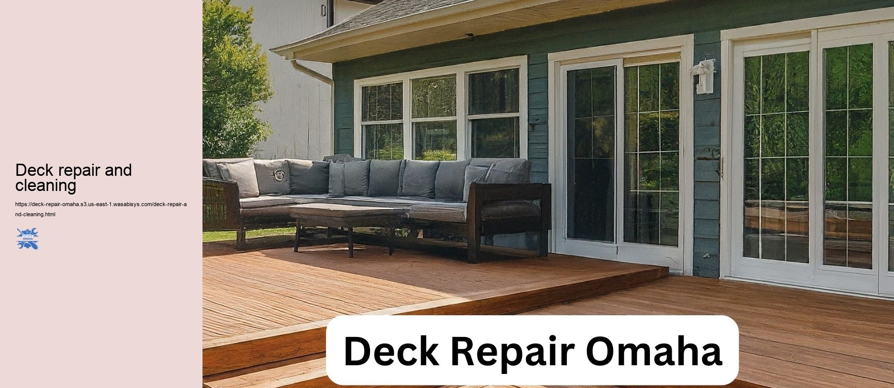 Deck repair and cleaning