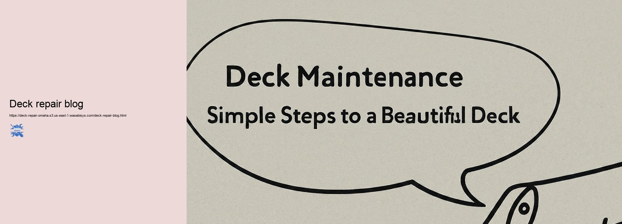 Simply exactly how to Maintain and Repair Your Deck in Omaha