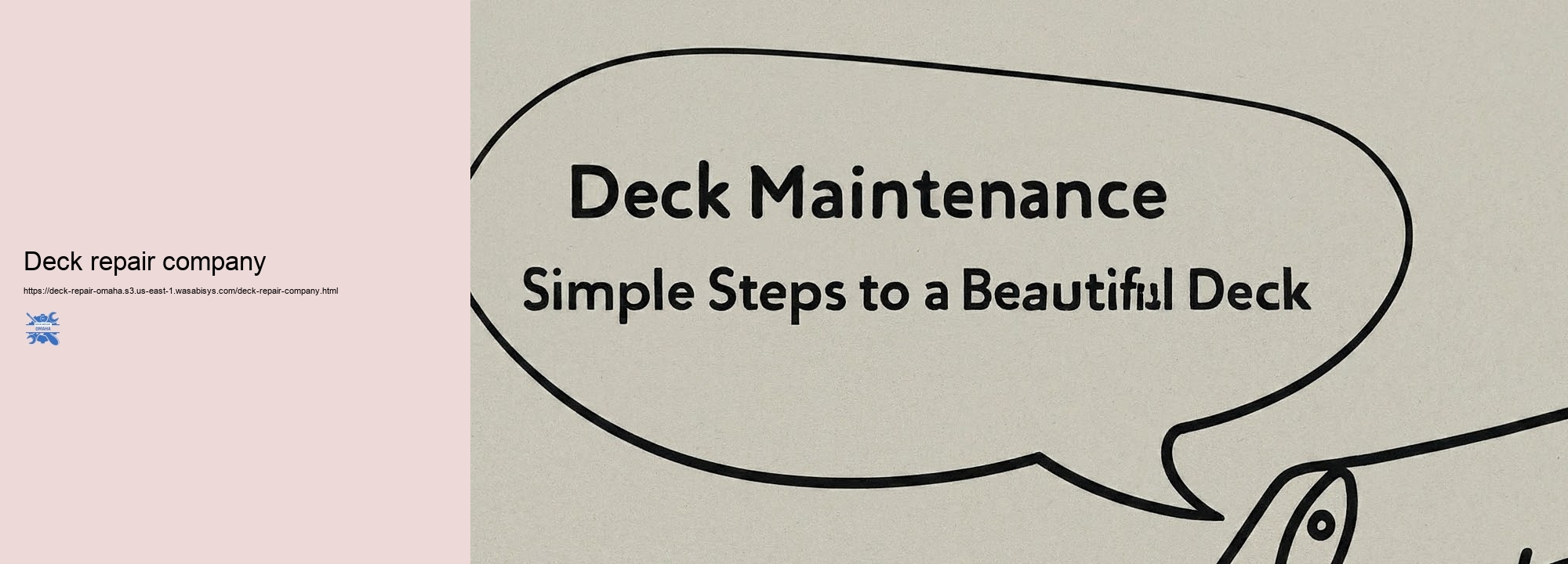 Exactly how to Keep and Manage Your Deck in Omaha