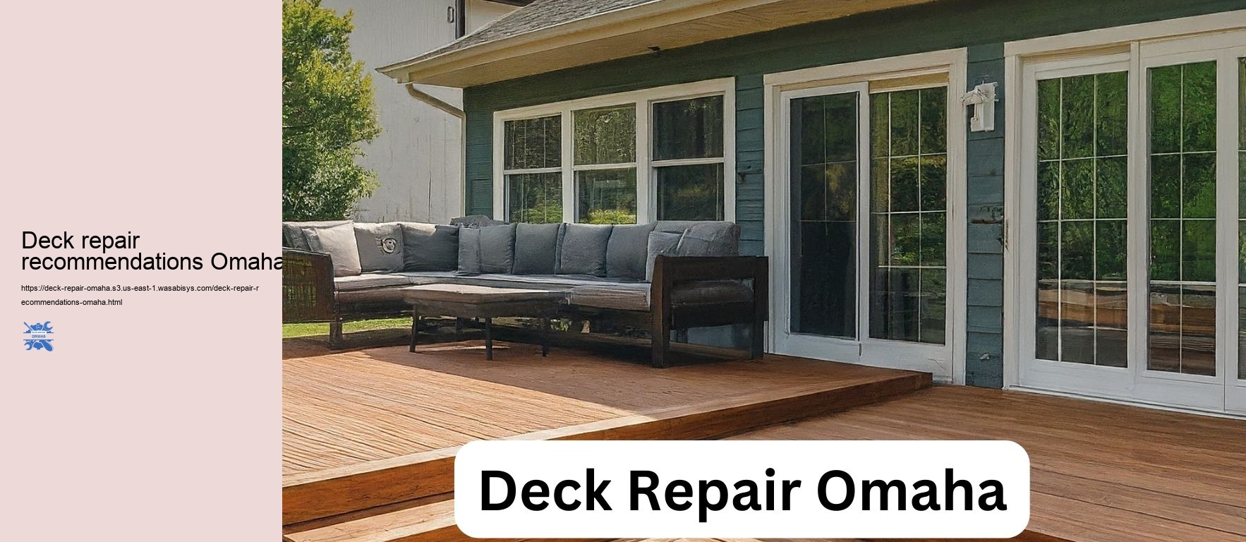 Deck repair recommendations Omaha