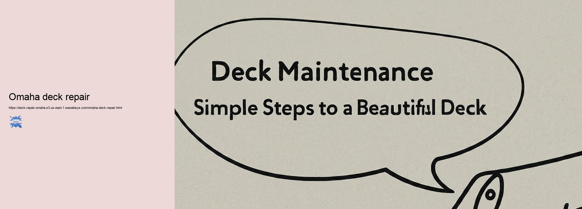 Specifically exactly how to Maintain and Take care of Your Deck in Omaha